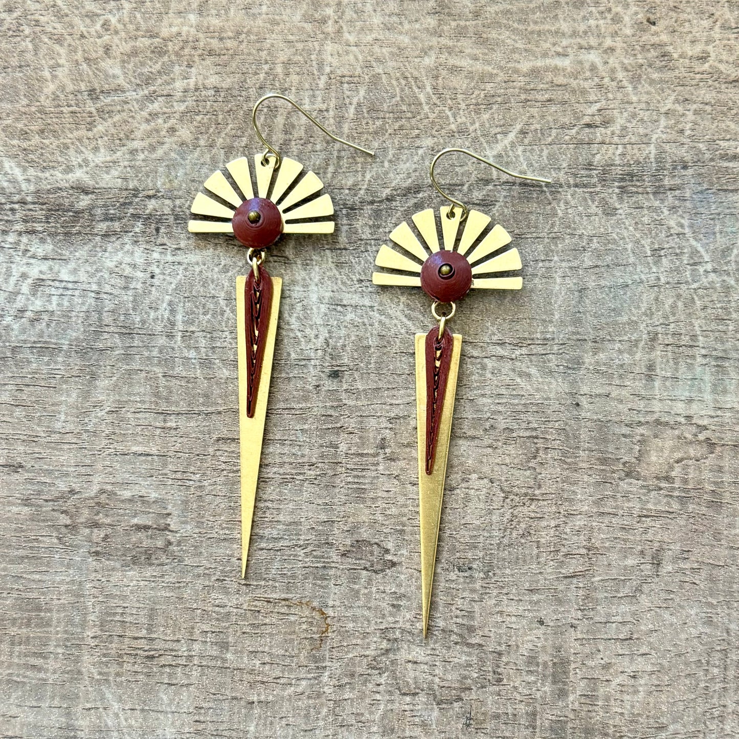 Deco Dagger Earrings
