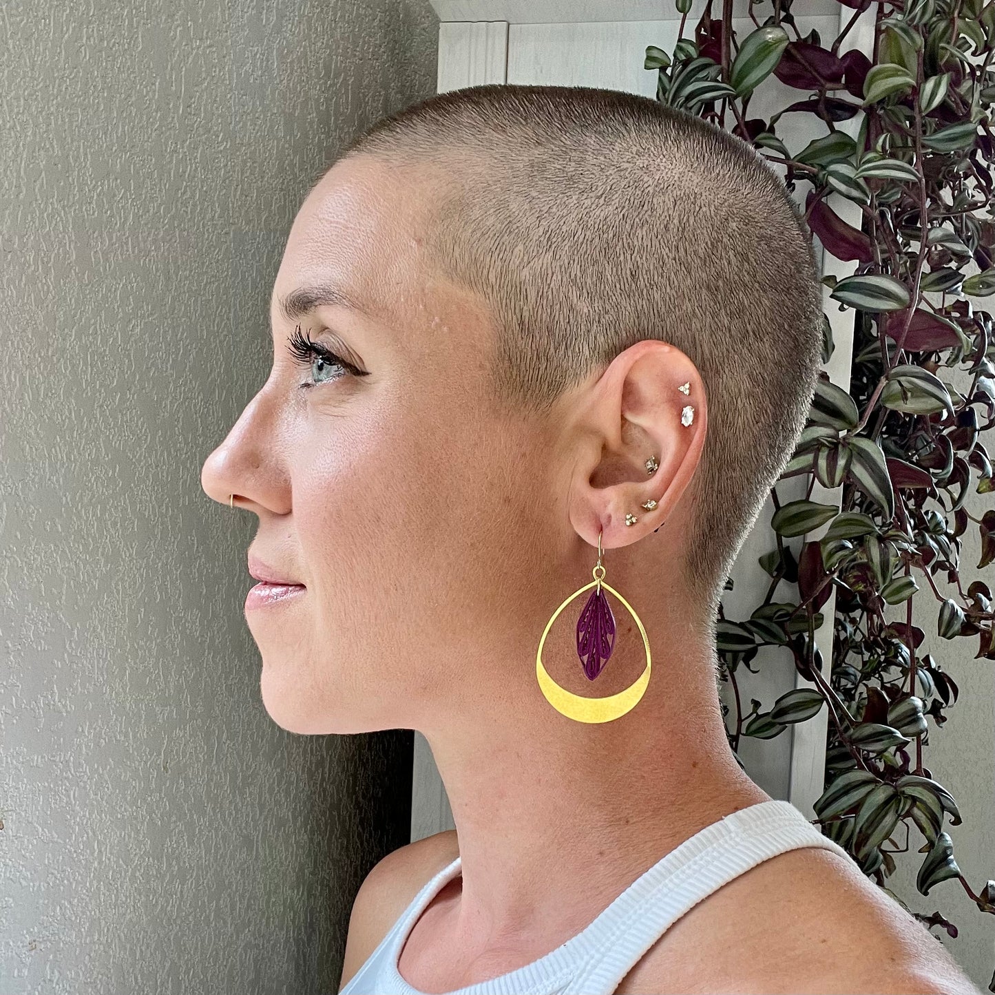 Quilled Teardrop Earrings