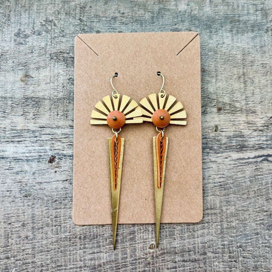 Deco Dagger Earrings